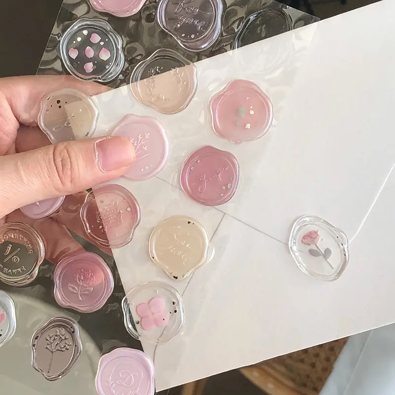 Wax Seal Stamp Kit - 15/18 pièces, Autocollants de sceaux de