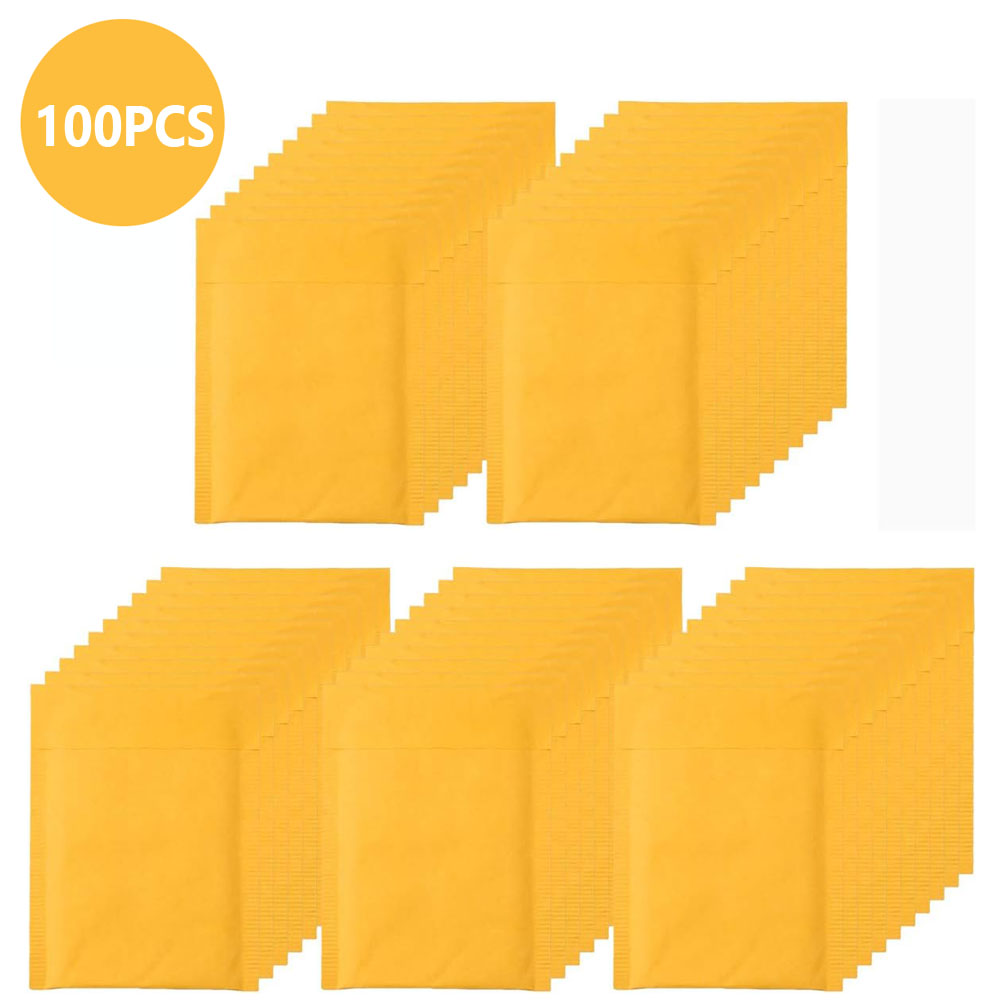 Letter Envelope Kraft - 100 pièces enveloppe à bulles envoi