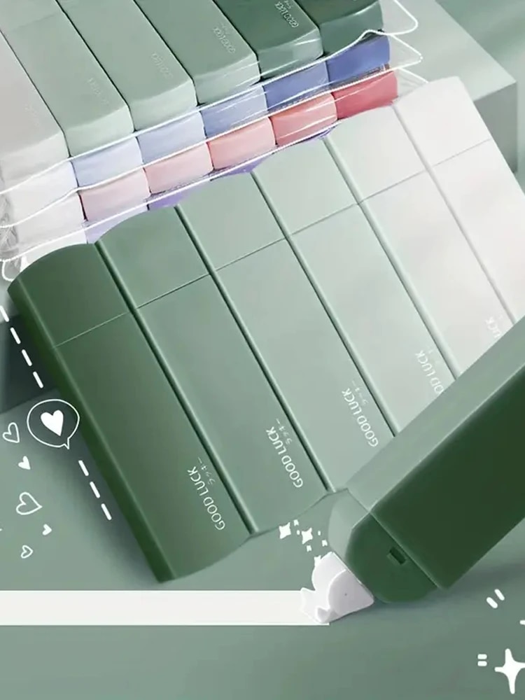Correction Tape Roller - Bande de 6 ratios dégradés Macaron,