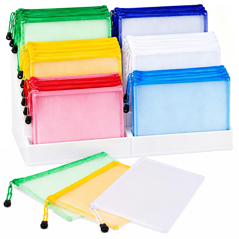 Portfolio Folder Zip - Sacs à fermeture éclair en maille