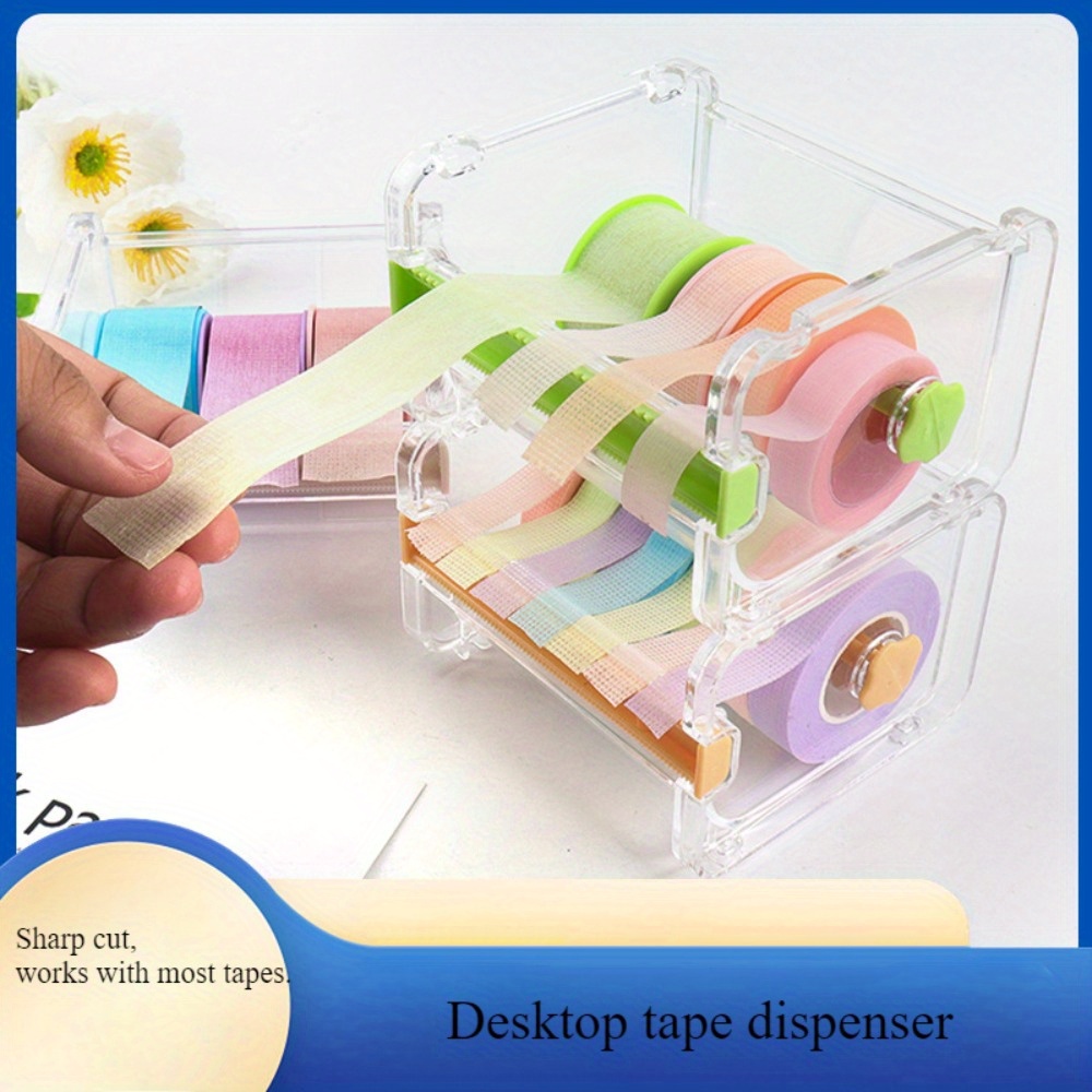 Washi Tape Set - Distributeur de ruban adhésif multi-usages, coupe-ruban