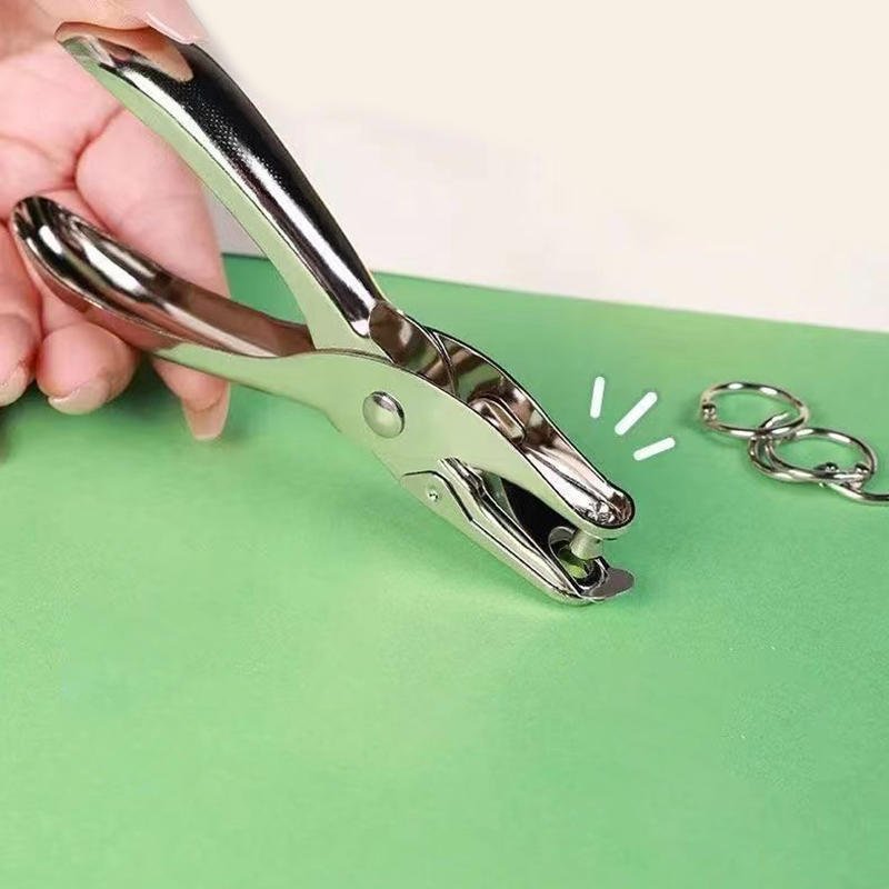 Paper Punch 3 Hole - Perforatrice manuelle en métal pour papier,