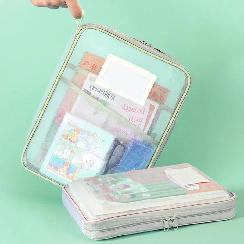 Pochette de rangement A4 trans - Portfolio Folder Zip avis et prix