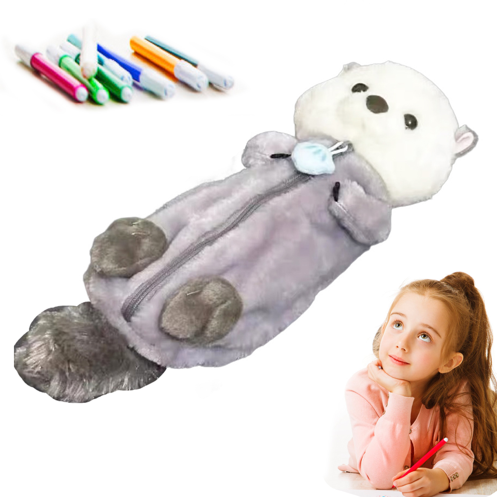 Trousse à crayons en peluche c - Stationery Supply avis et prix