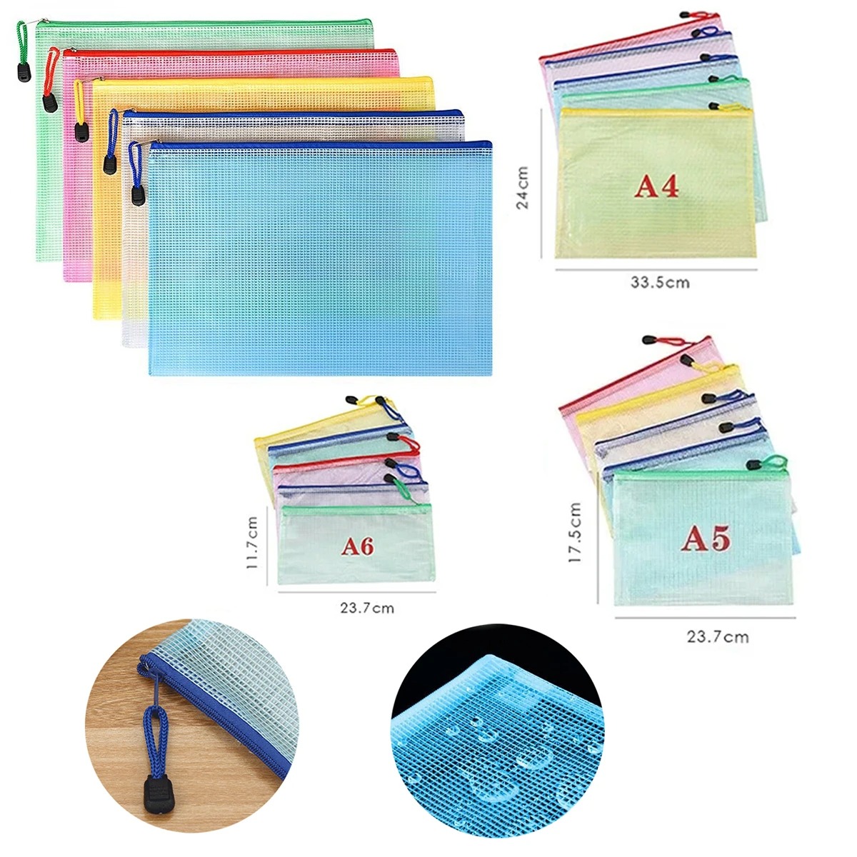 Sac de rangement pour papeteri - Portfolio Folder Zip avis et prix