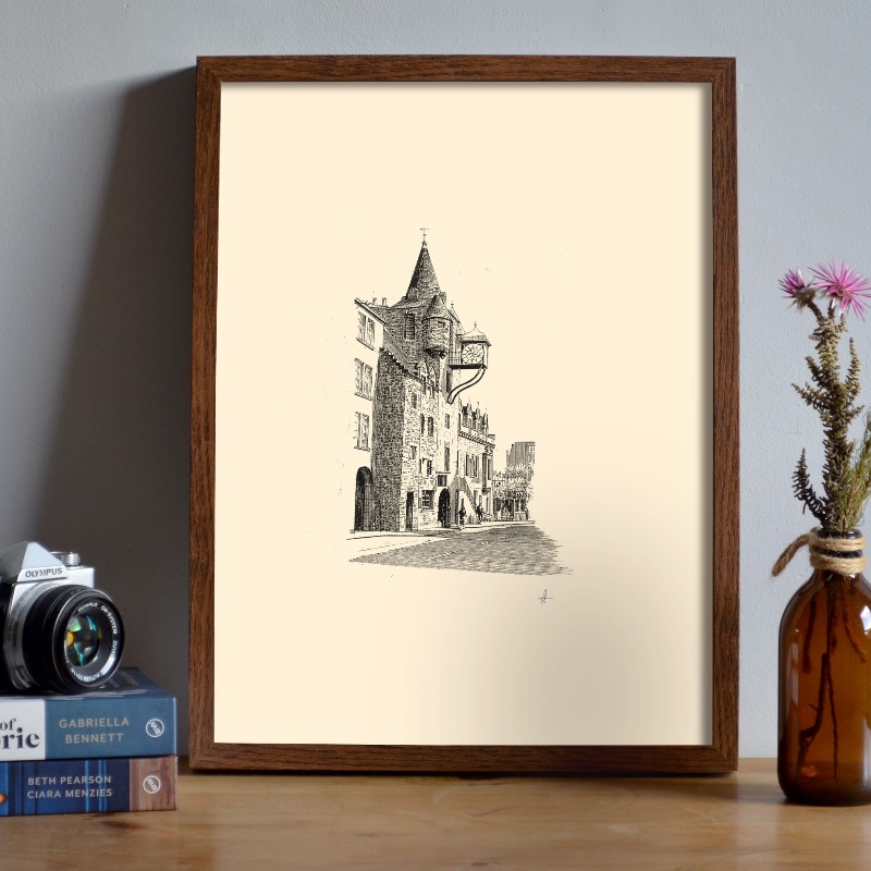 Affiche vintage du Château d'É - Fountain Pen Ink avis et prix