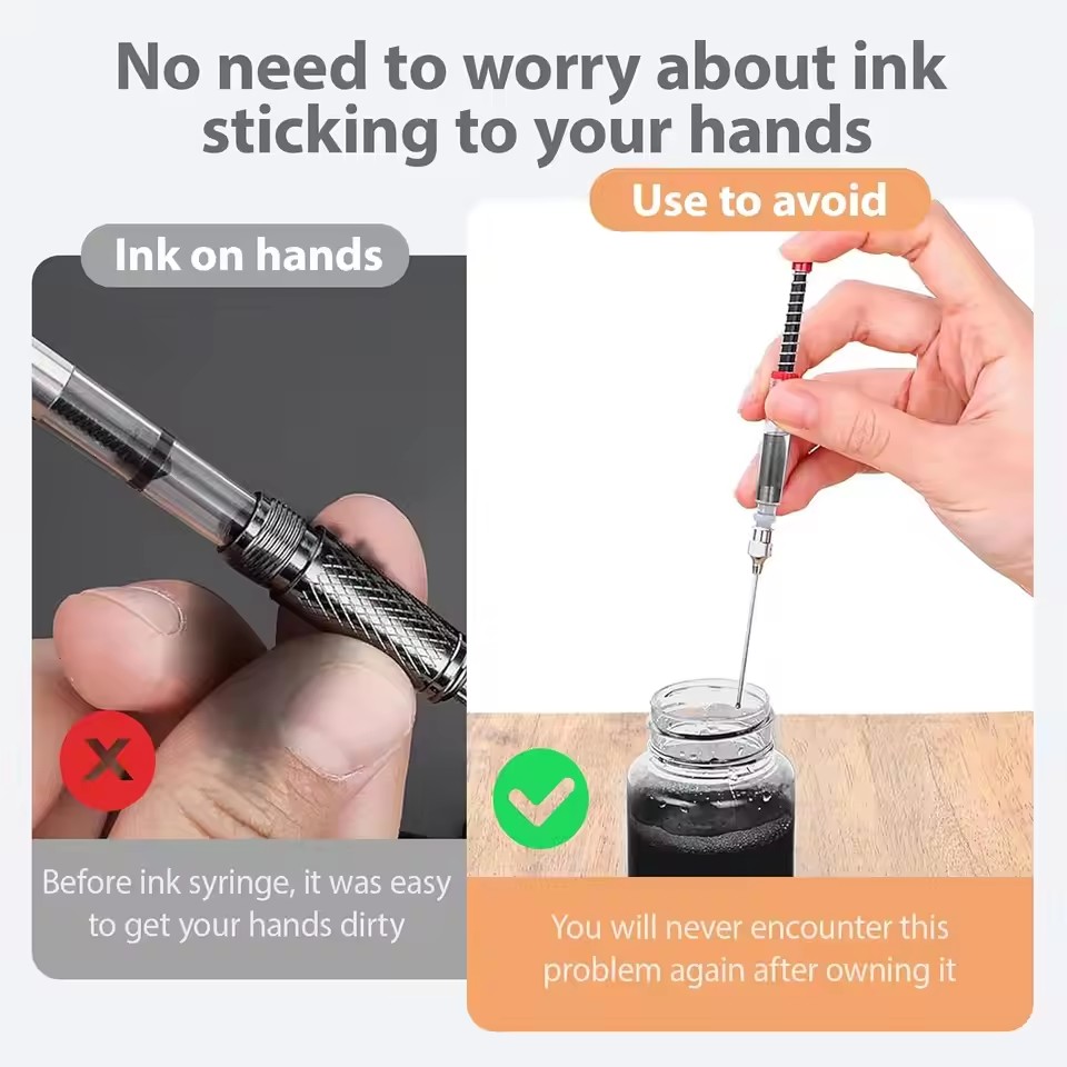 1-10 pièces : seringue de remp - Fountain Pen Ink avis et prix